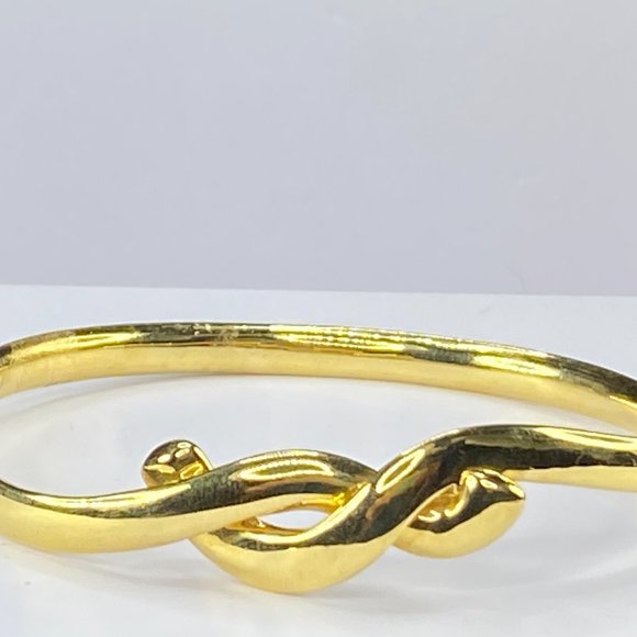 Tiffany & Co. 18K yellow gold Cummings twist knot bangle 40.0g 7.75" JR7874 - Picture 3 of 11